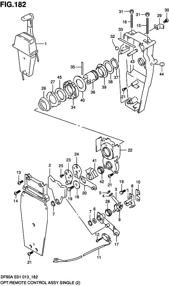 Opt:remote control assy single