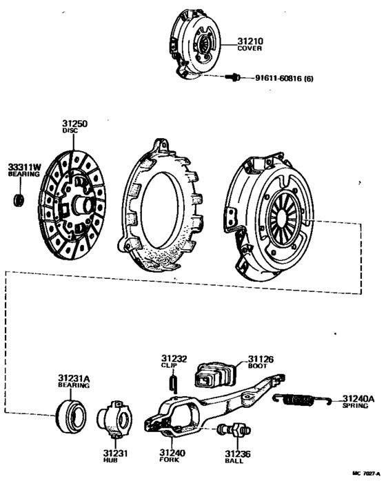 Clutch & Release Fork