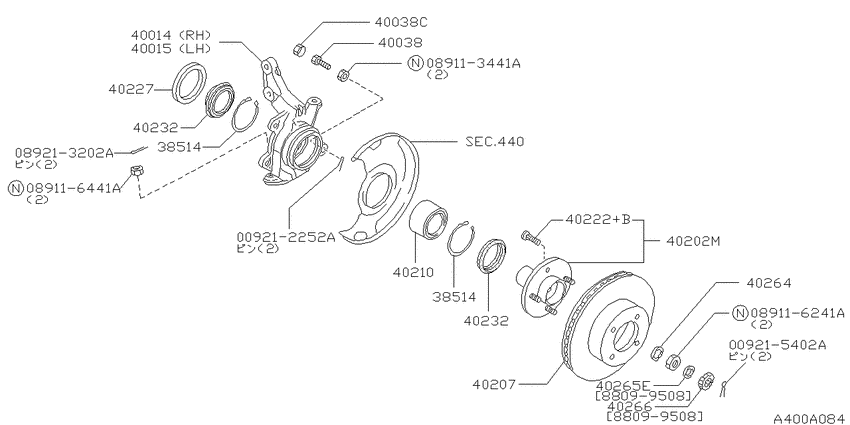 Front axle