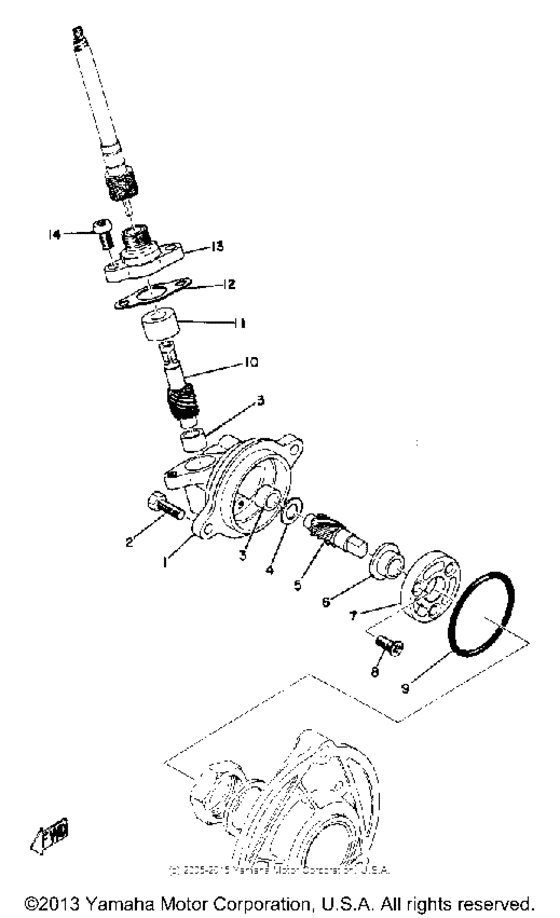 Speedometer gear unit