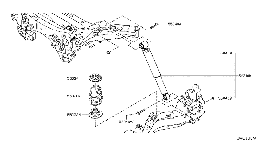 Rear suspension
