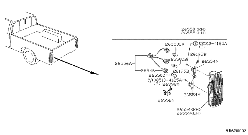Rear combination lamp