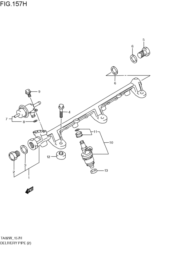 delivery pipe / fuel injector