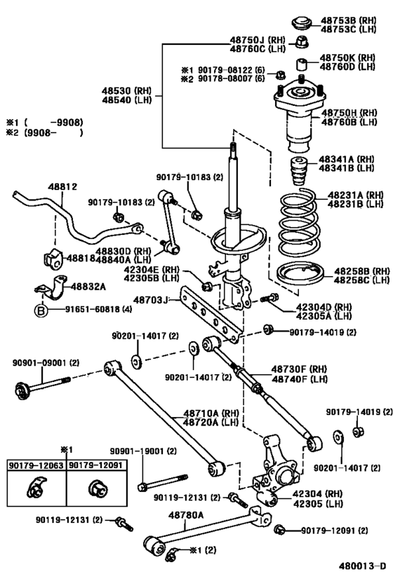 Rear Spring & Shock Absorber