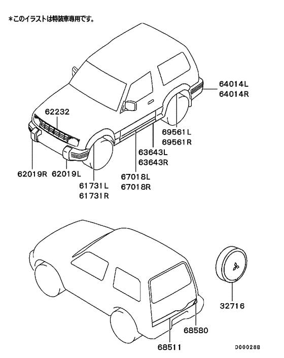 Special equipment parts