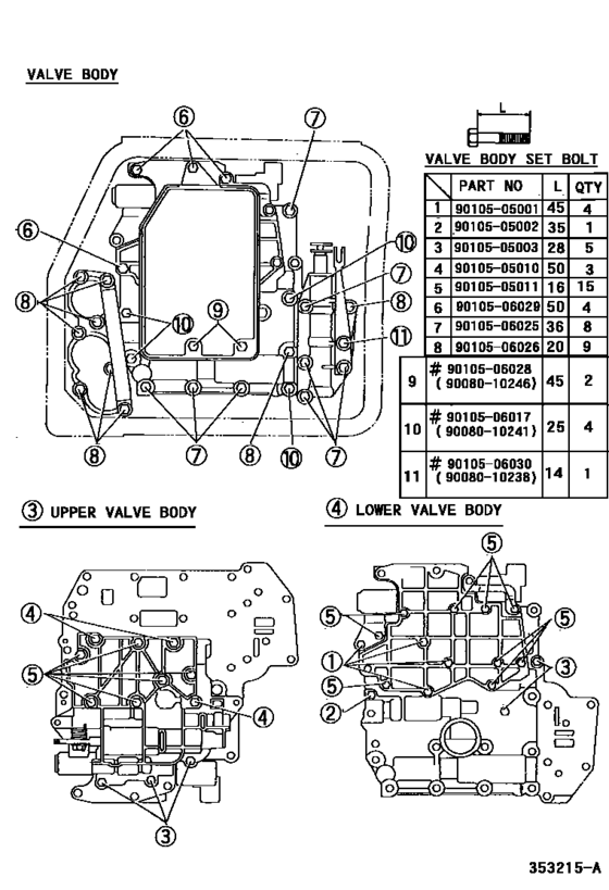 Valve Body & Oil Strainer (Atm)