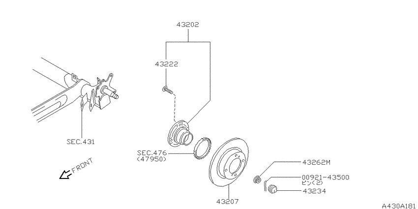 Rear axle