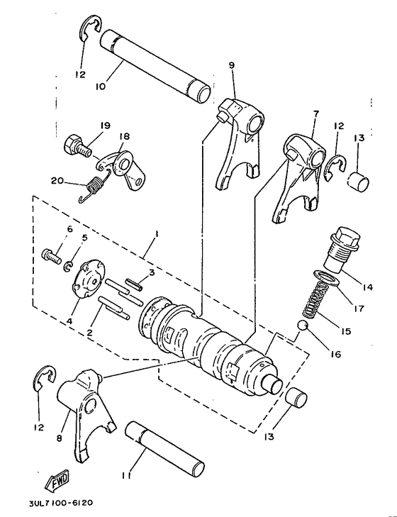 Shift Cam & Fork