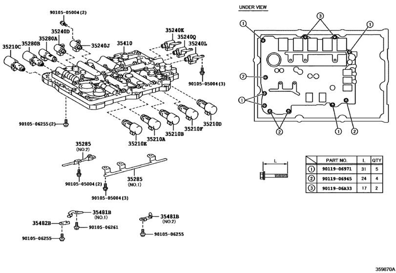 Valve Body & Oil Strainer (Atm)