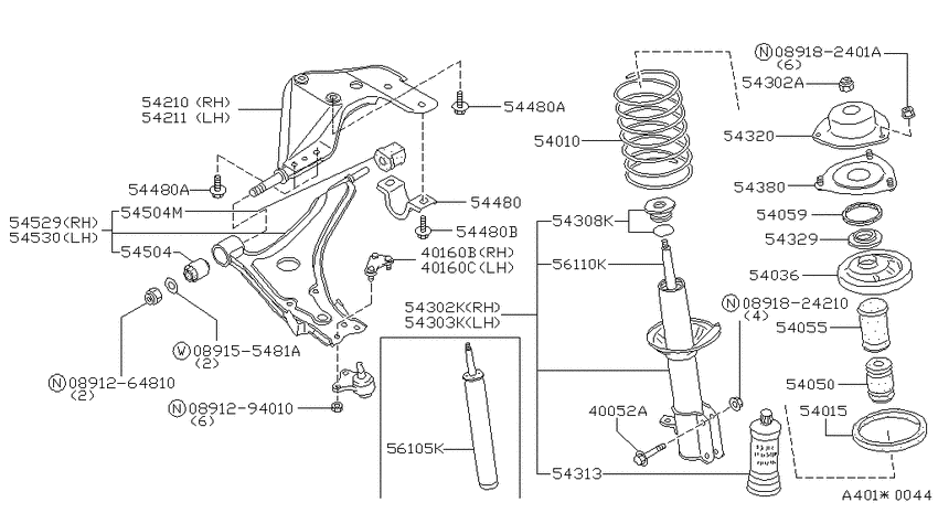 Front suspension