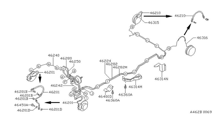 Brake piping & control