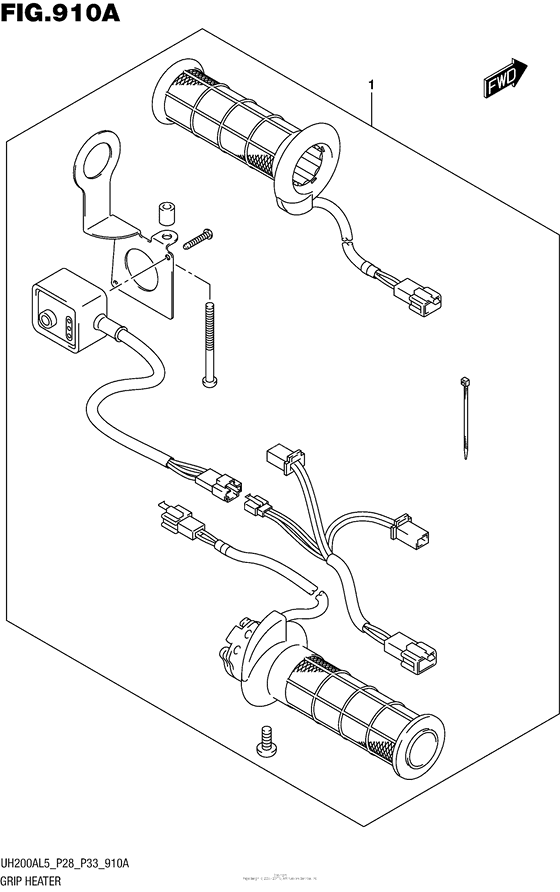 Grip Heater Set (Optional:uh200Al5 P28)