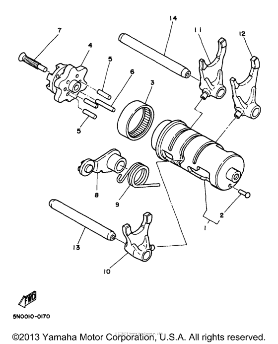 Shift Cam & Fork