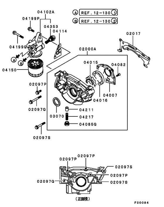 Oil pump & oil filter