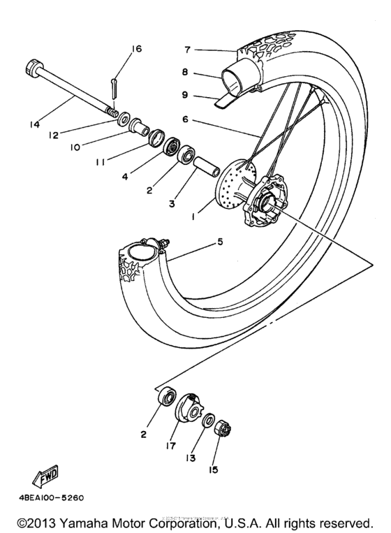 Front wheel