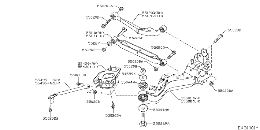 Rear suspension