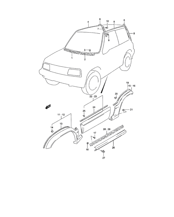 Garnish / splash guard