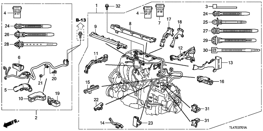 Engine wire harness