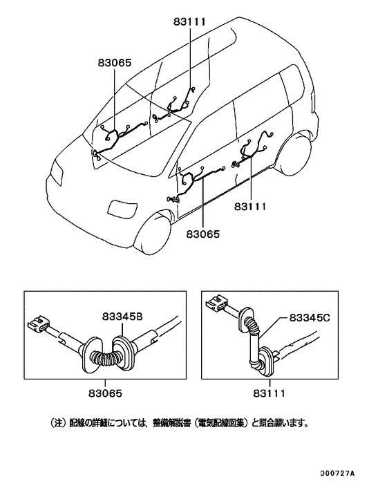 Wiring & attaching parts