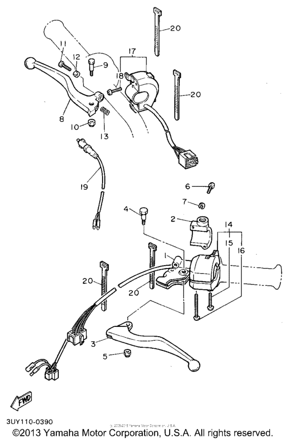 Handle switch & lever