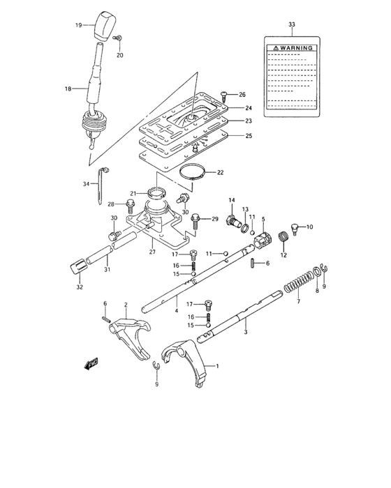 Transfer gear shifting