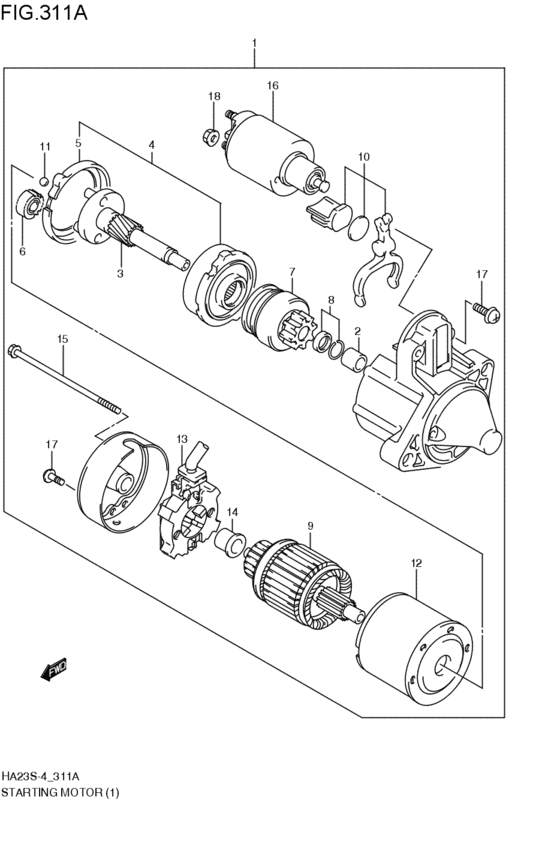 starting motor