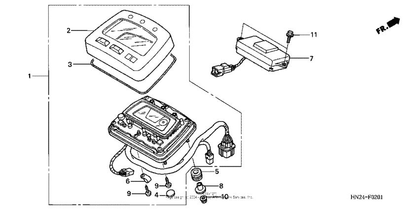 Meter (trx500fga'04)