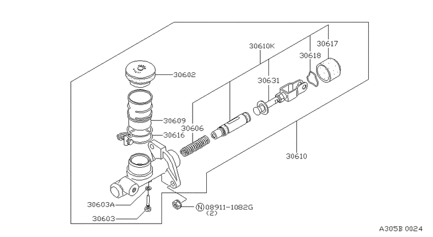 Clutch master cylinder