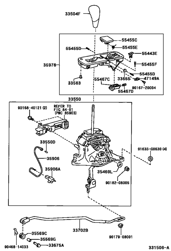 Shift Lever & Retainer