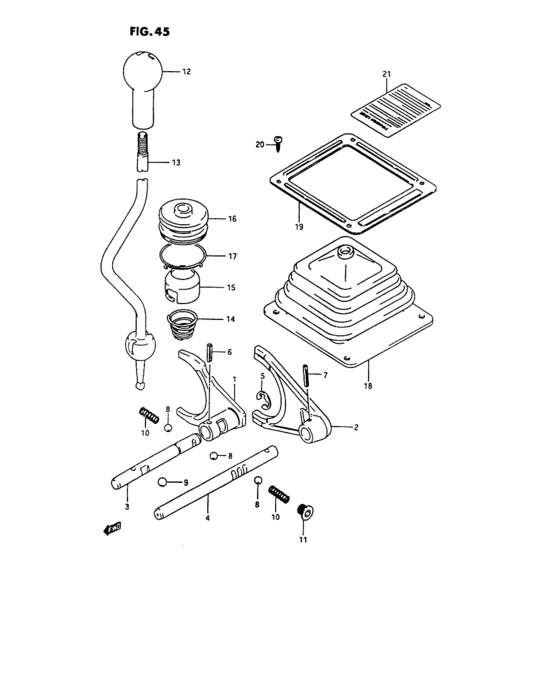 Transfer gear shifting