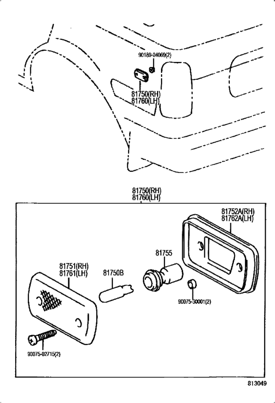 Rear Side Marker Lamp