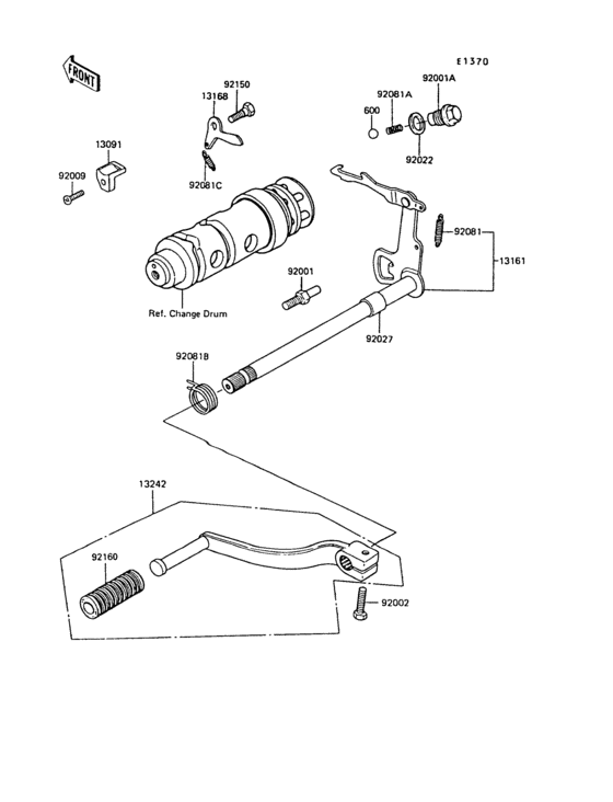 Gear change mechanism