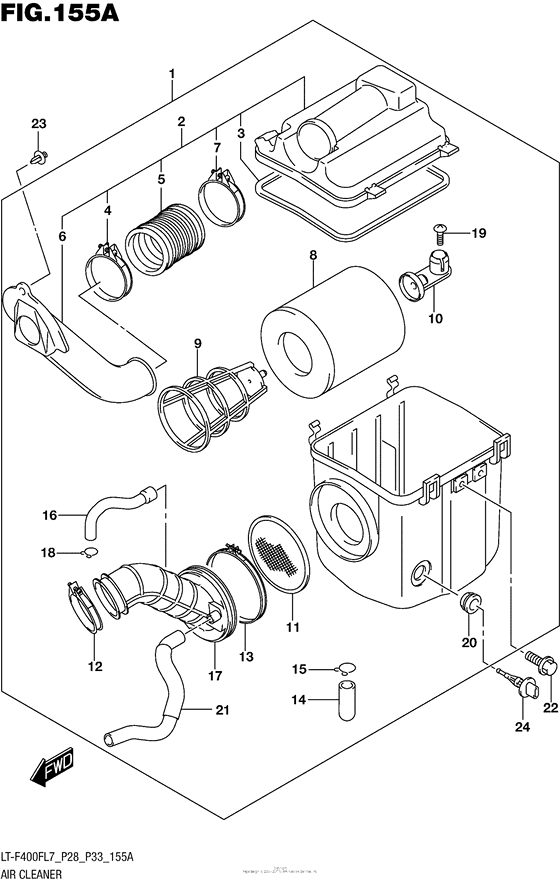 Air Cleaner (Lt-F400Fl7 P28)