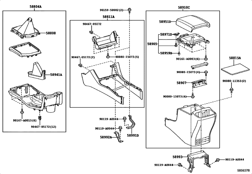 Console Box & Bracket