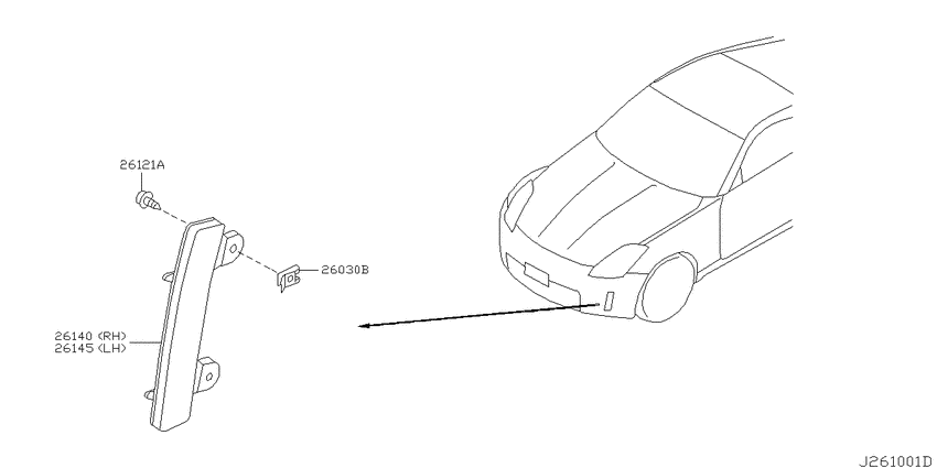 Front combination lamp
