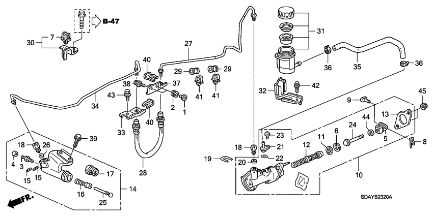 Clutch master cylinder