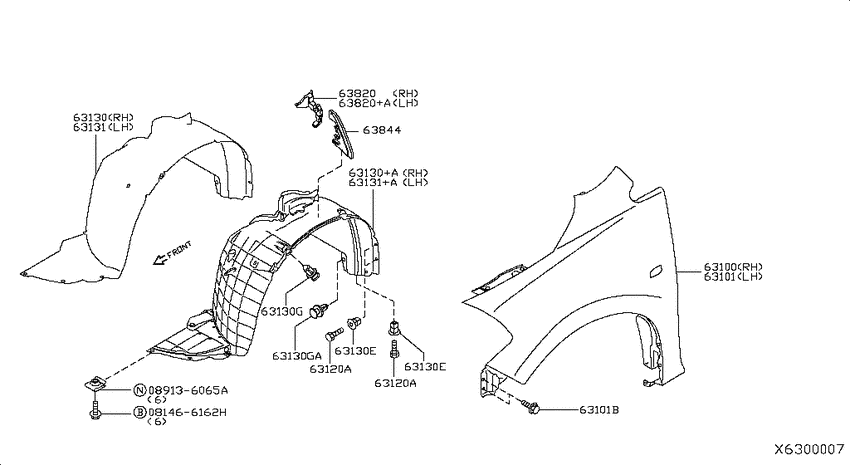 Front fender & fitting