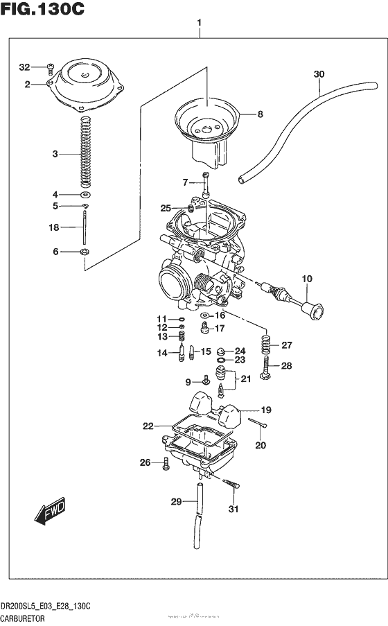 Carburetor (Dr200Sl5 E33)