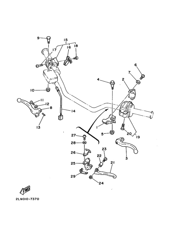 Handle switch & lever