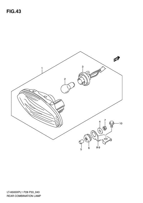 Rear combination lamp