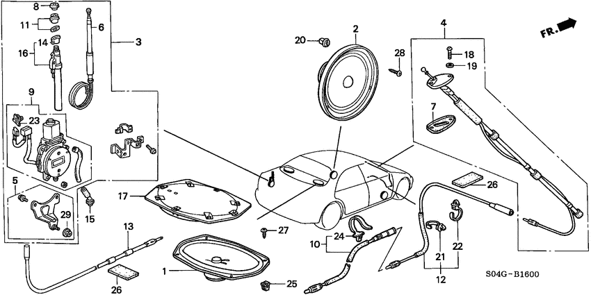 Radio antenna/speaker