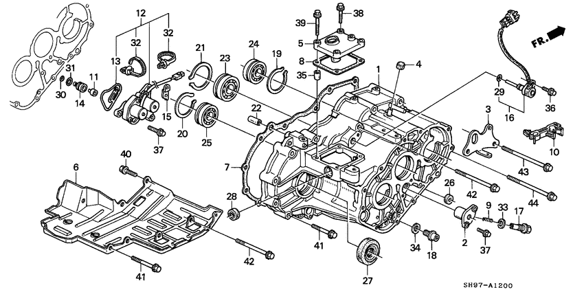 Transmission housing