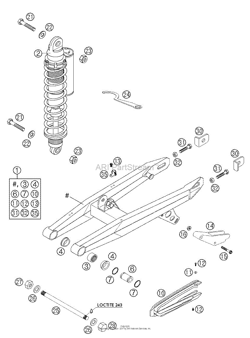 Swingarm, Shock Absorber