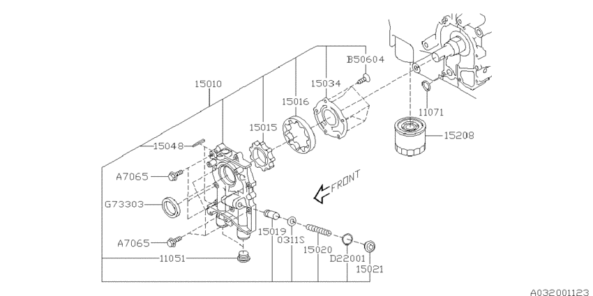 Oil pump & filter