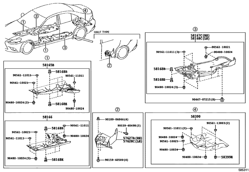 Floor Pan & Lower Back Panel