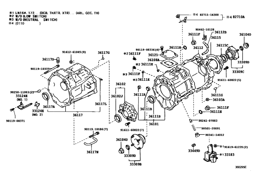 Transfer Case & Extension Housing