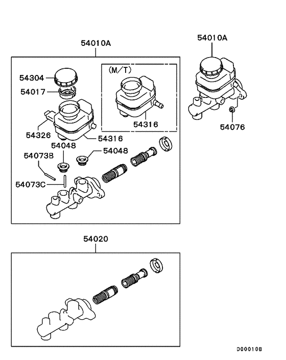 Brake master cylinder