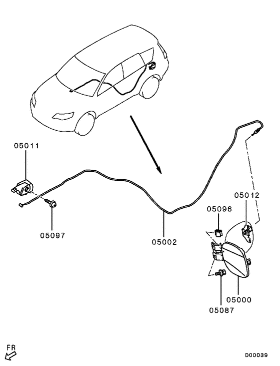 Fuel filler lid & lock