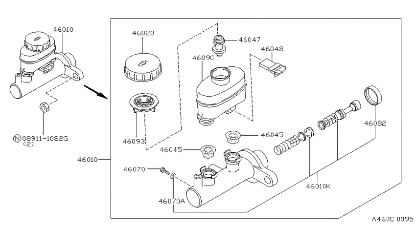 Brake master cylinder
