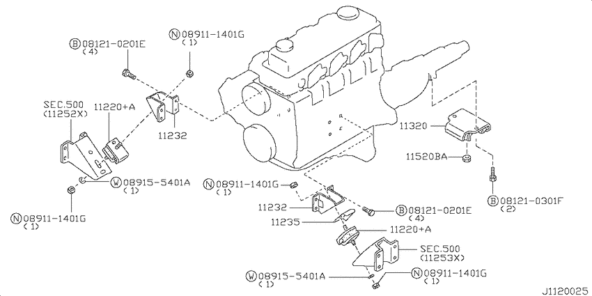Engine & transmission   mounting